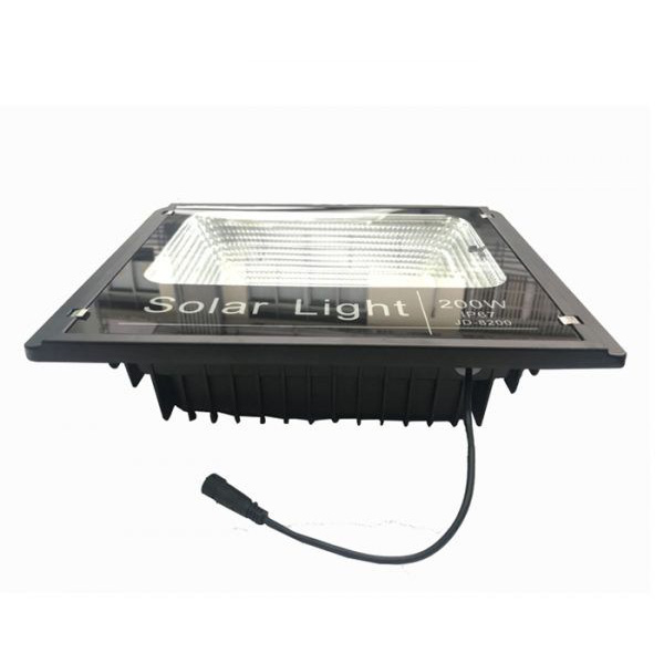Αδιάβροχος Ηλιακός 400 SMD LED Προβολέας 200W με Φωτοβολταϊκό Πάνελ - Τηλεχειριστήριο & Χρονοδιακόπτη